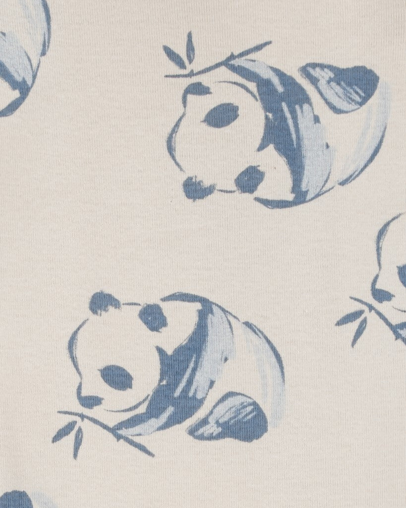 Paquete De 5 Pañaleros De Manga Corta - Panda Azul