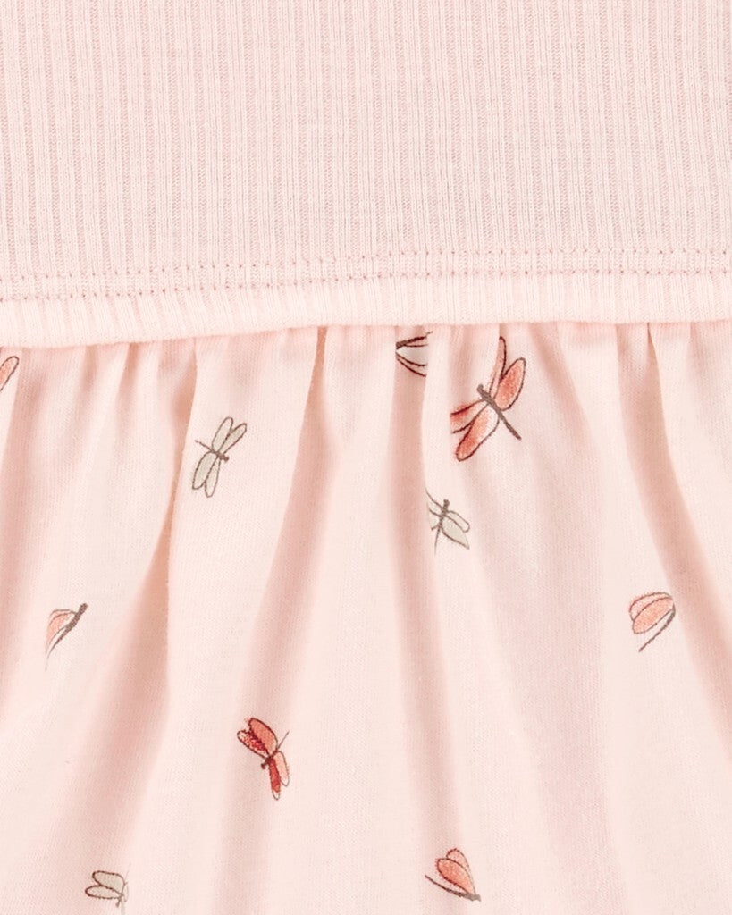 Conjunto de 2 piezas de vestido pañalero con suéter