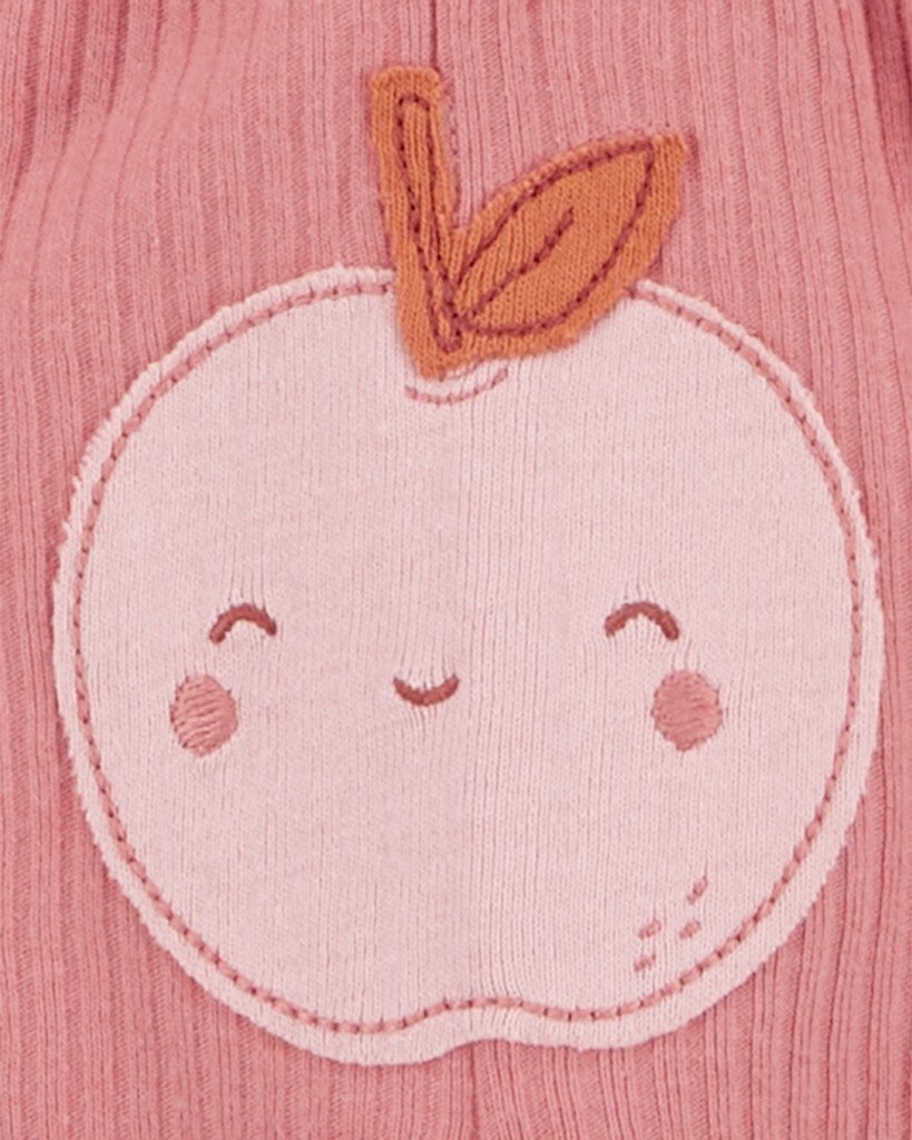 Conjunto de 3 piezas - pequeños personajes - manzana