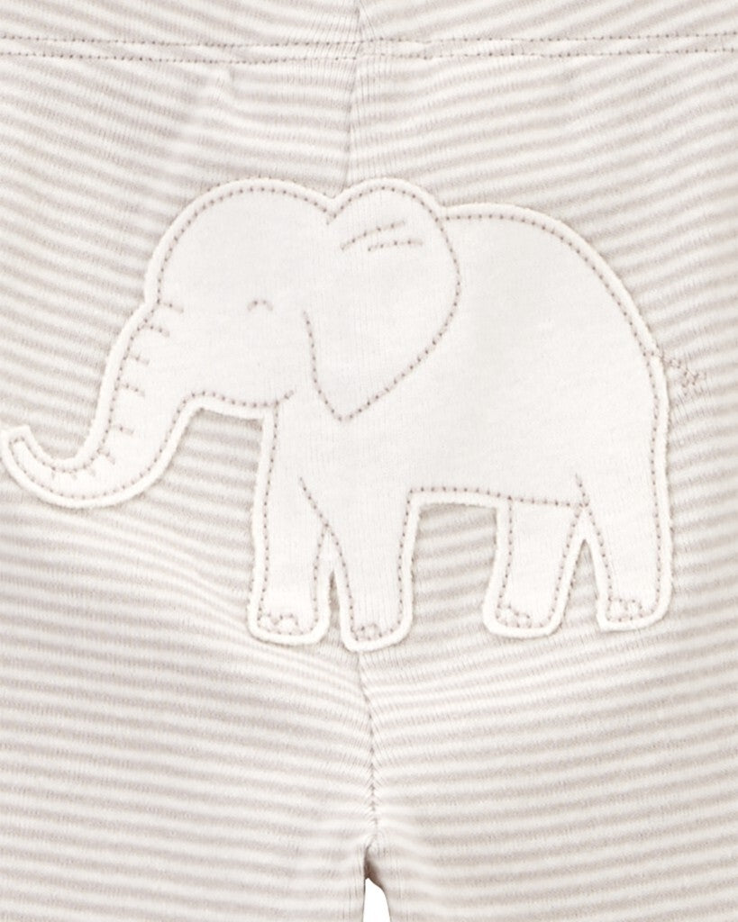 Conjunto de 3 piezas - pequeños personajes - elefante