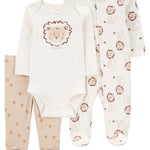 Conjunto De 3 Piezas Con Mameluco "Tiny & Mighty"