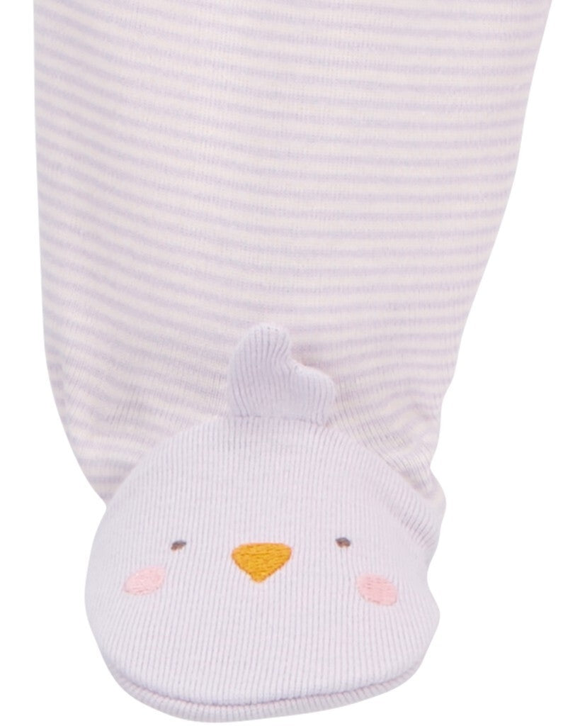 Conjunto de 3 piezas mameluco - Pájaro