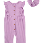 Conjunto de 2 piezas jumpsuit y diadema