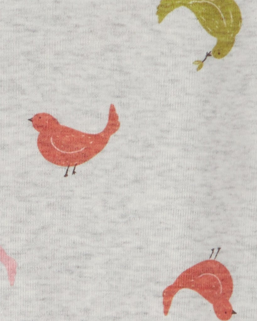 Paquete de 4 Pañaleros de Manga Larga - Estampado de Flores