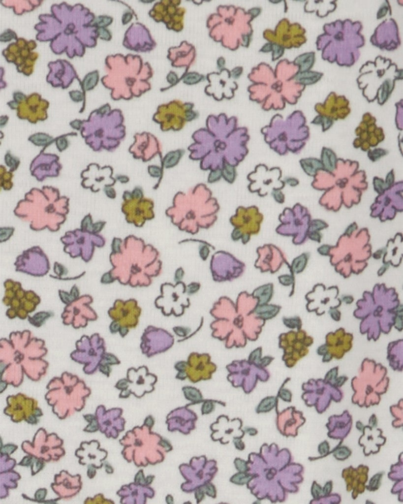 Paquete de 4 Pañaleros de Manga Larga - Estampado de Flores