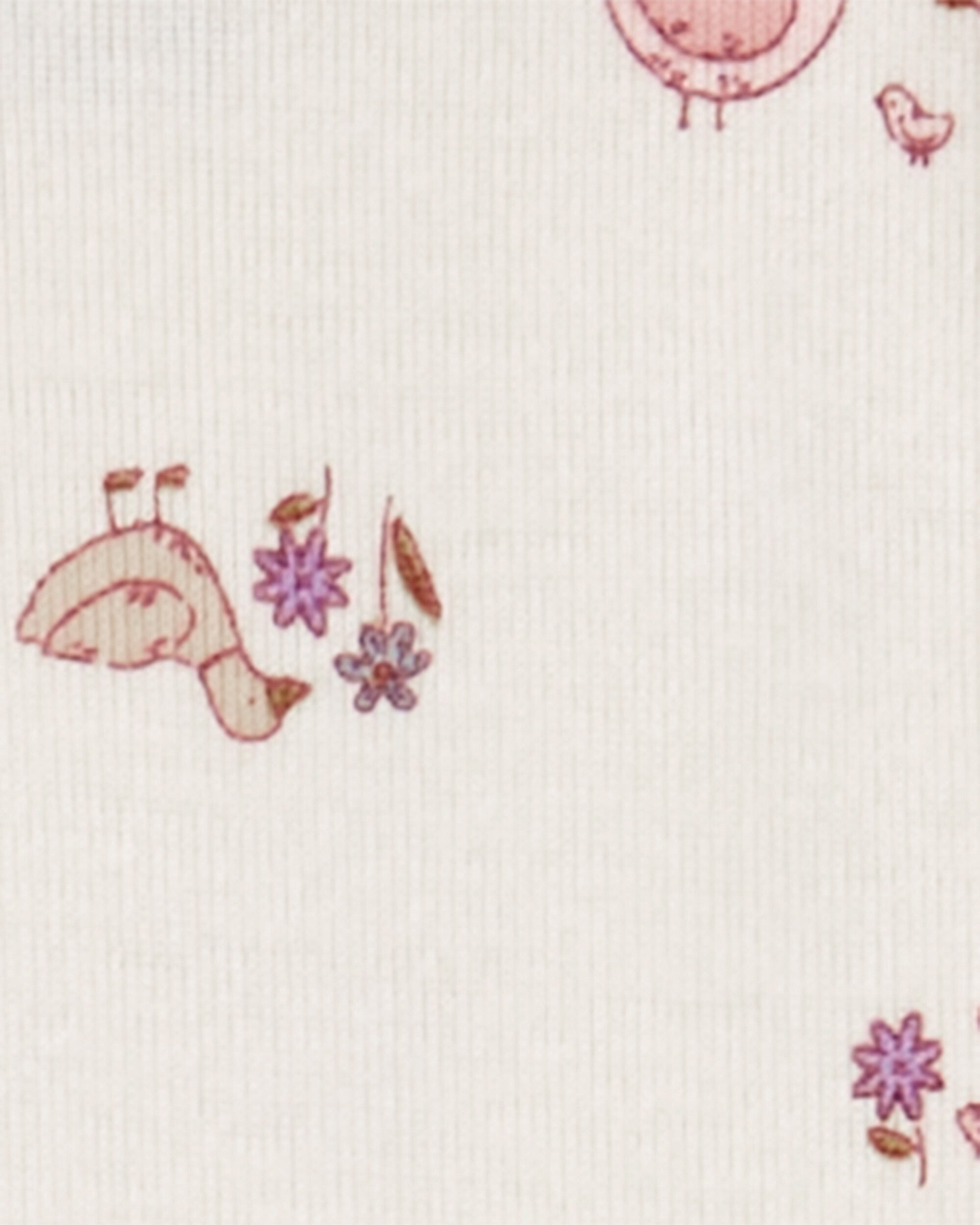 Paquete De 5 Pañaleros De Manga Corta - Flores