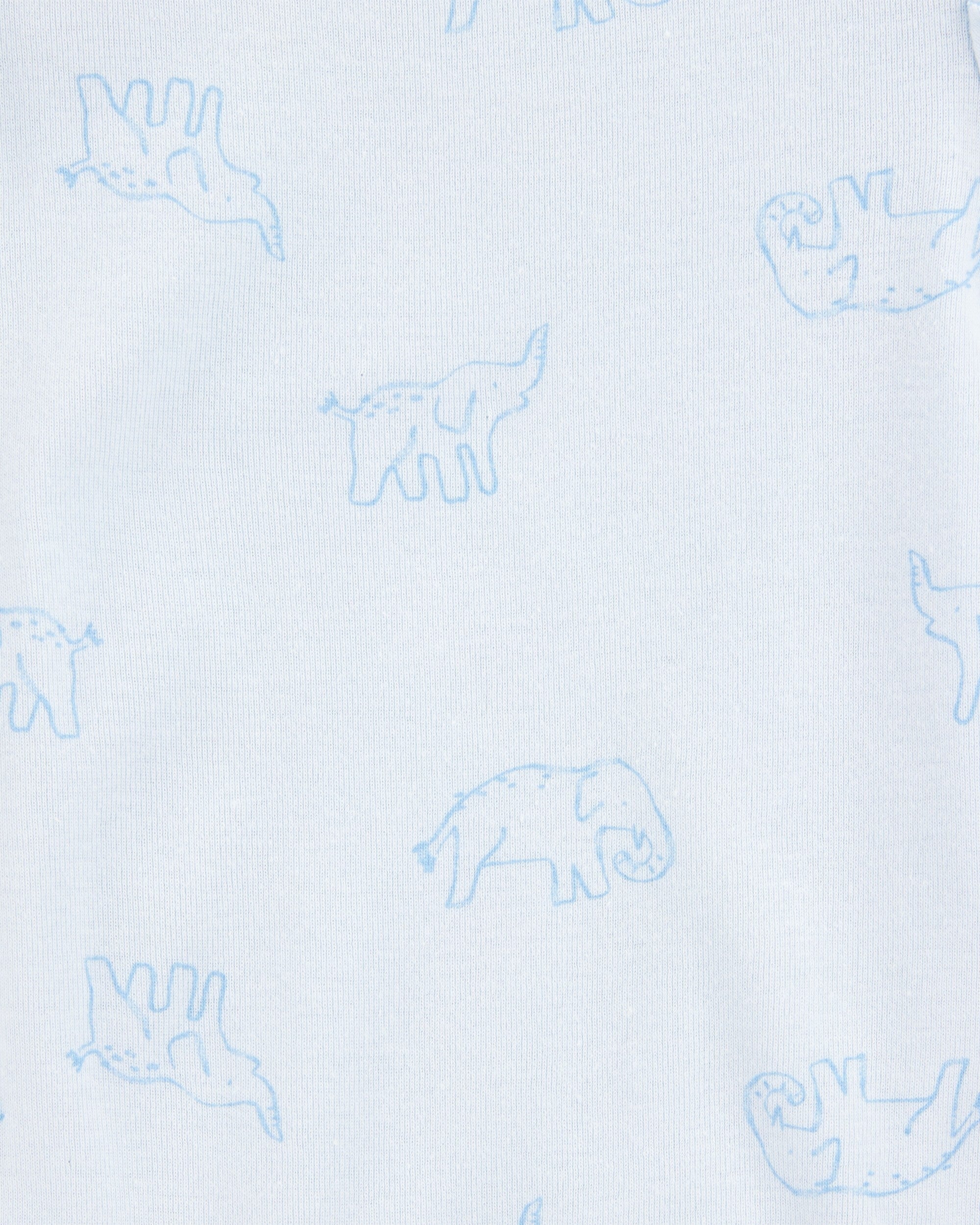 Paquete De 5 Pañaleros De Manga Corta - Azul