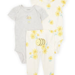 Conjunto de 3 piezas - pequeños personajes - abeja