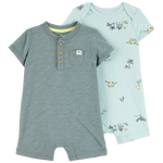 Paquete de 2 Jumpsuits Estampado Playero