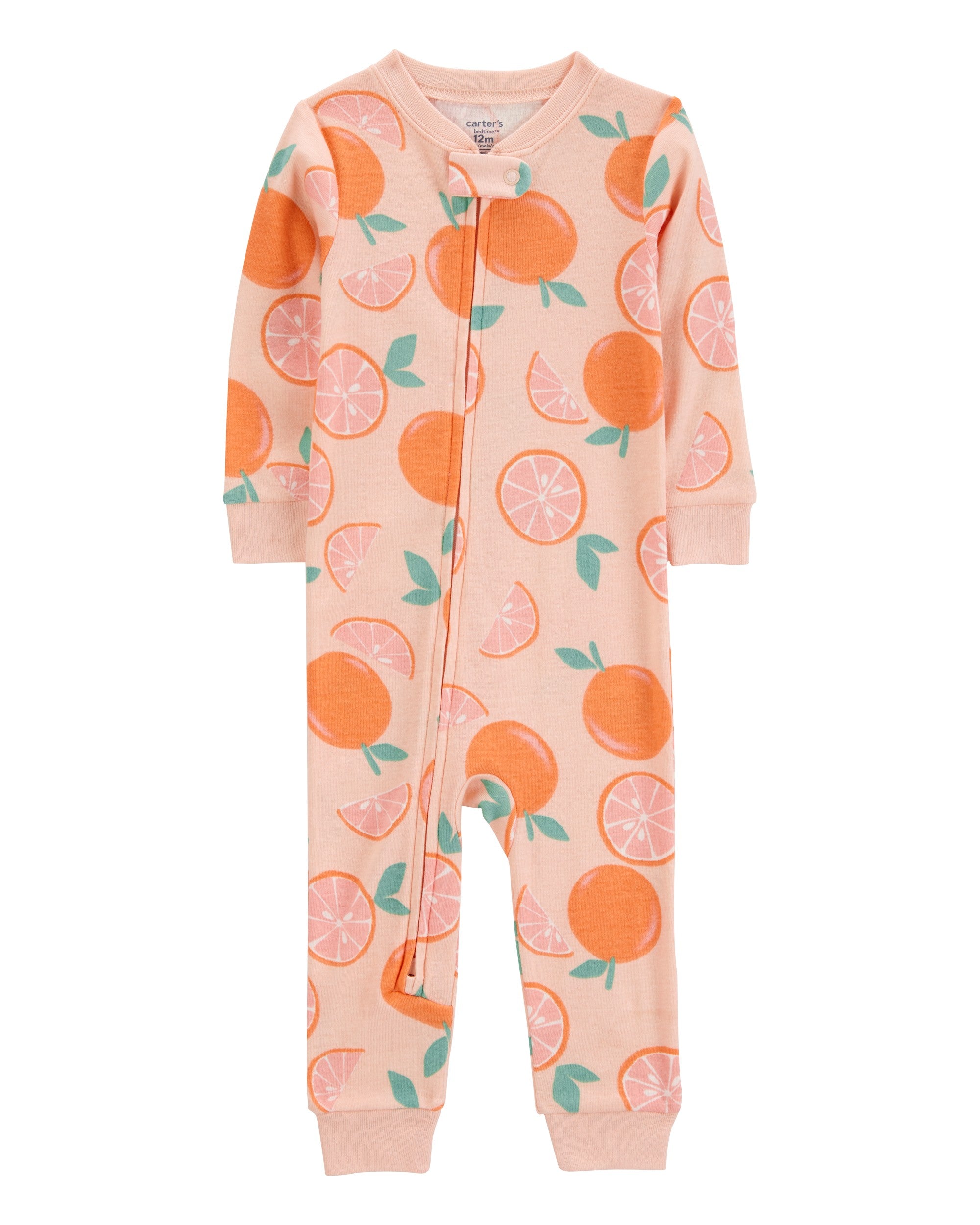 Pijama de Algodón De Ajuste Perfecto - Naranja