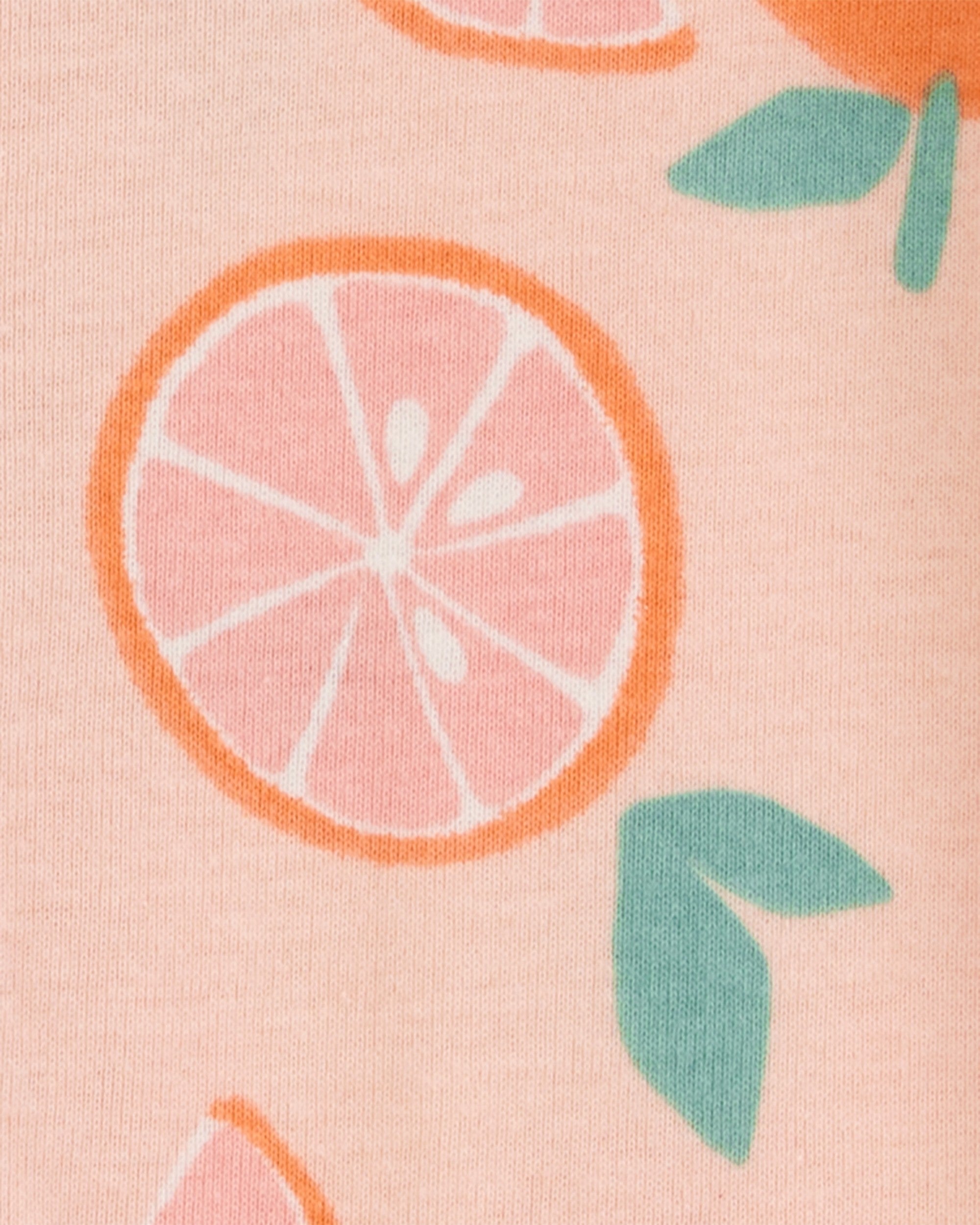 Pijama de Algodón De Ajuste Perfecto - Naranja