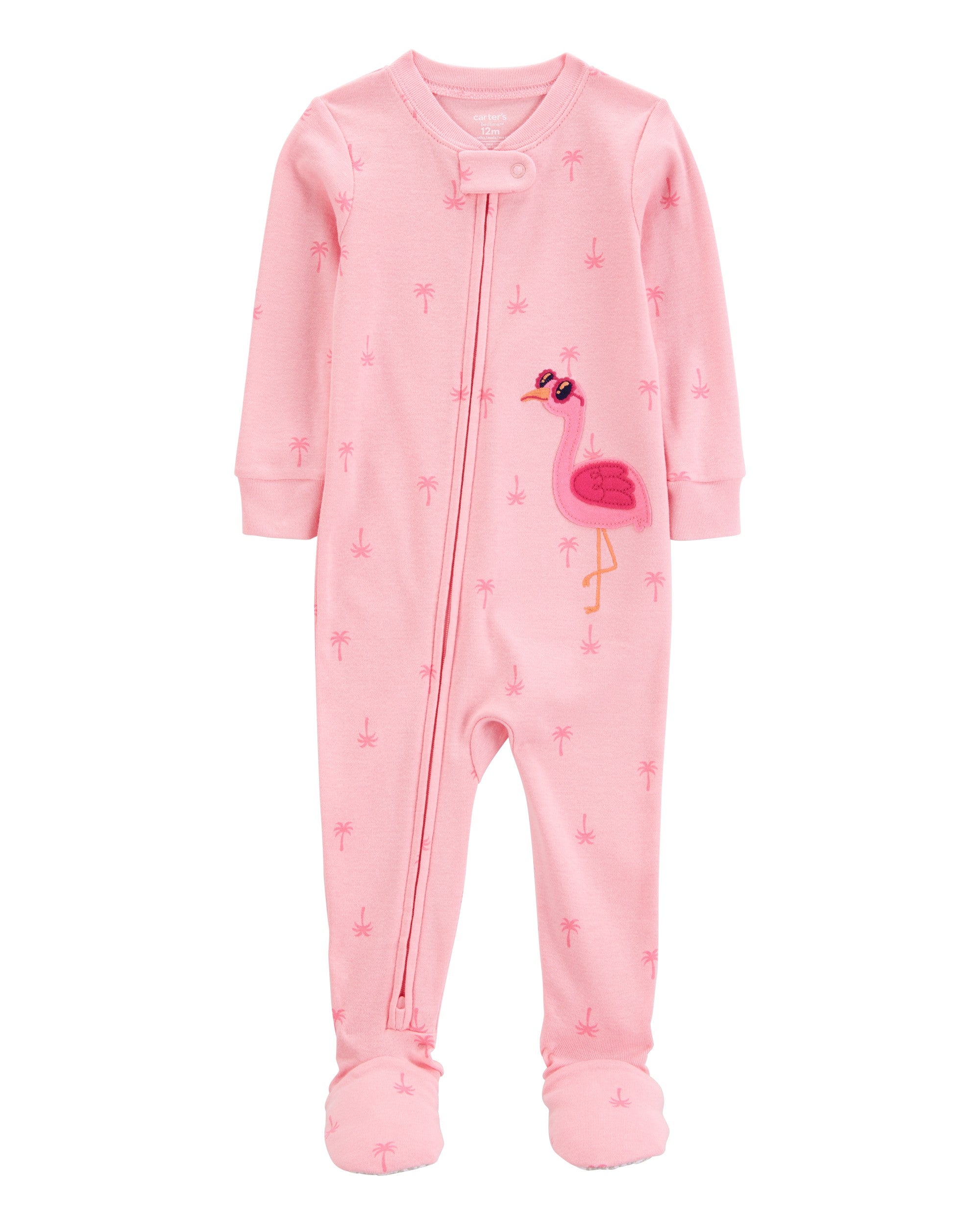 Pijama de Algodón De Ajuste Perfecto - Flamingo