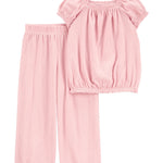 Conjunto de 2 piezas camisa y pantalón