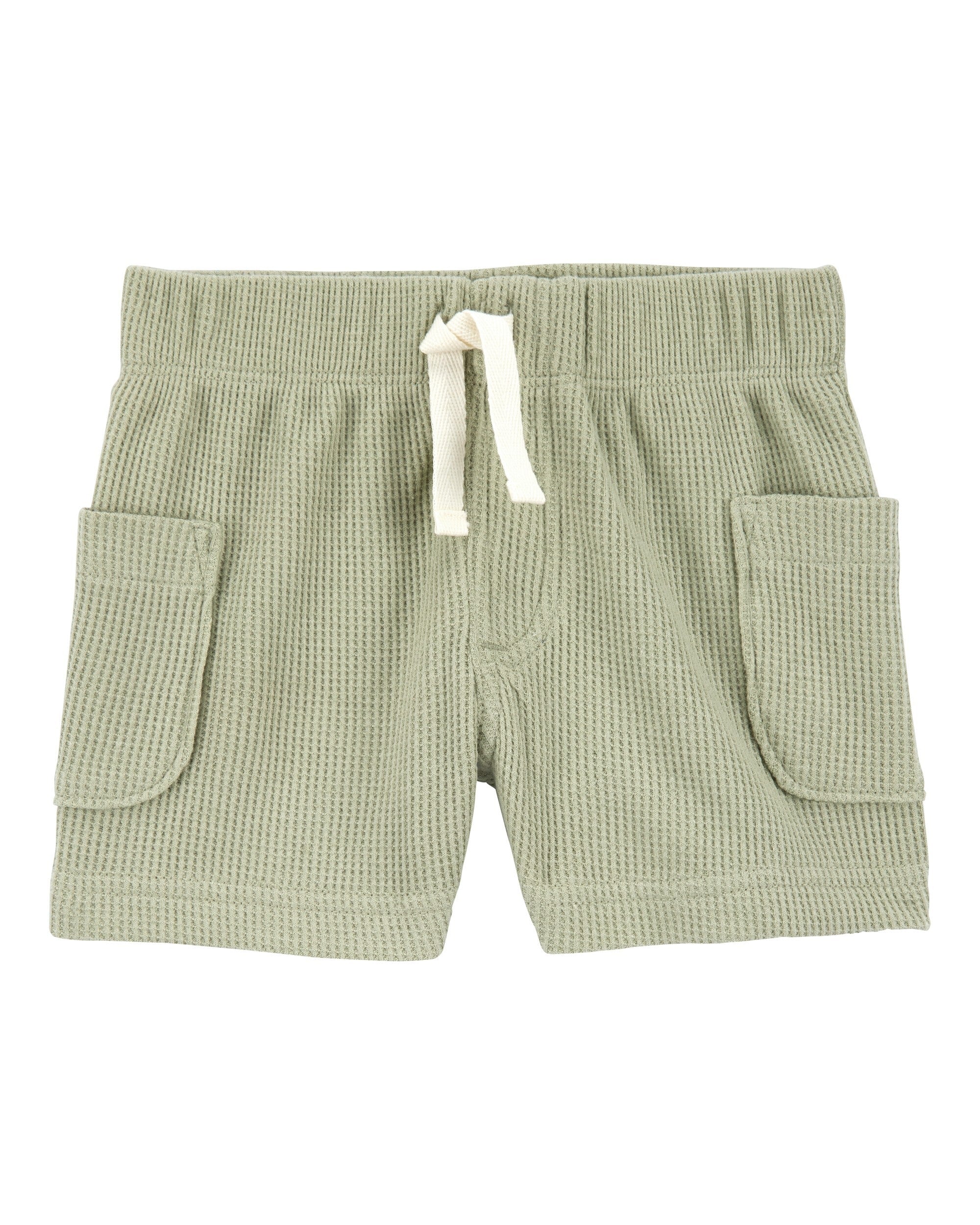 Conjunto de 3 piezas con shorts - Verde