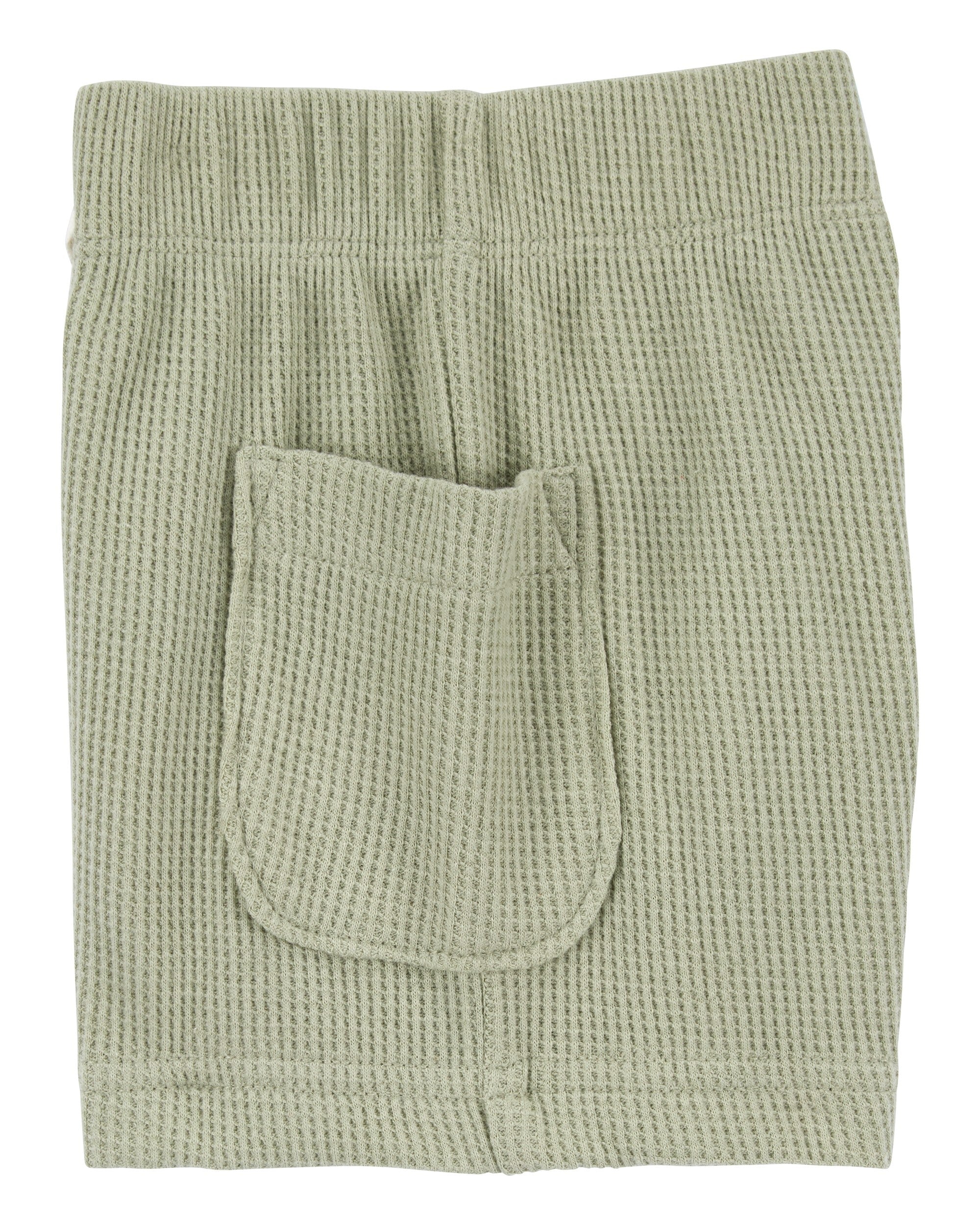 Conjunto de 3 piezas con shorts - Verde