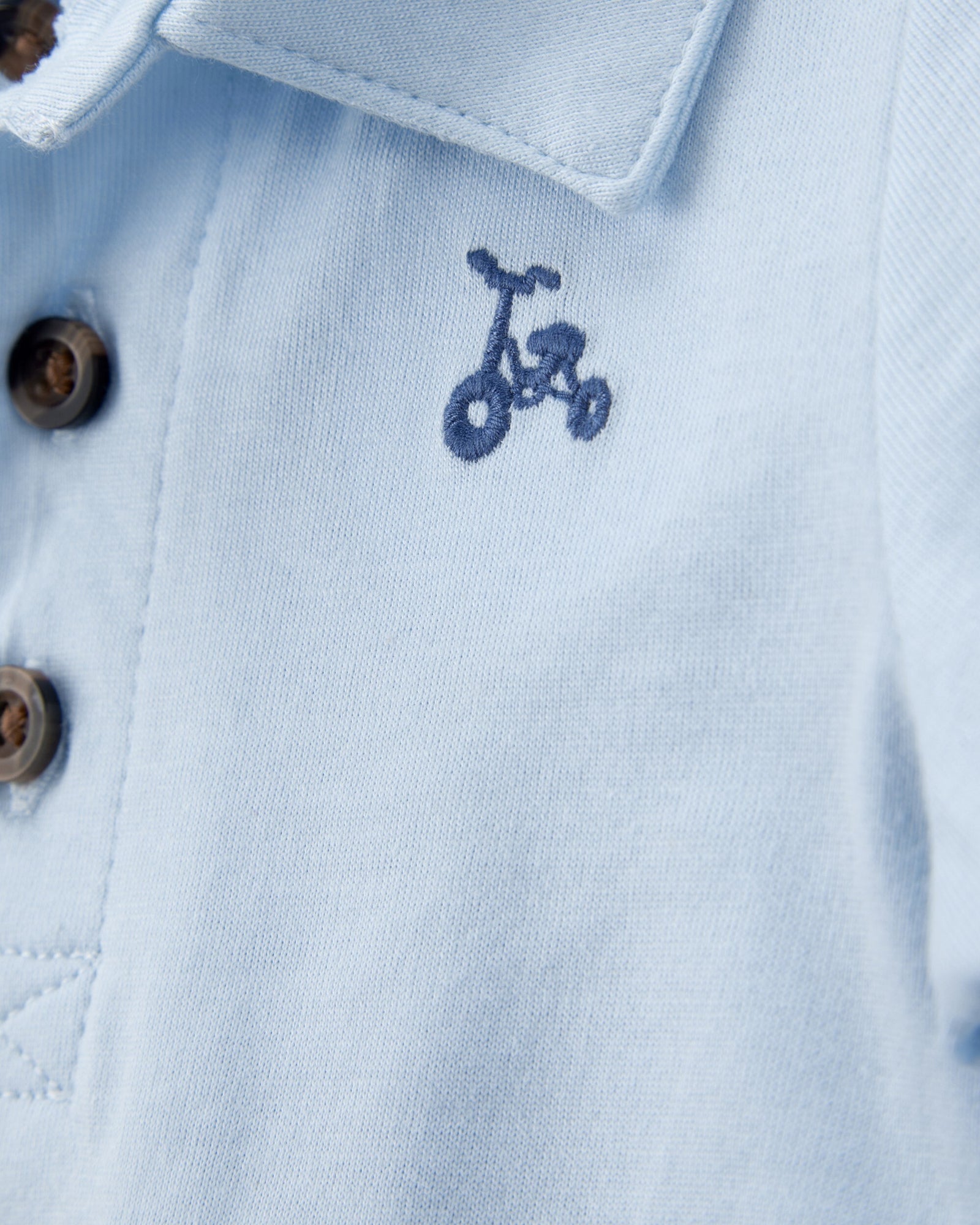 Conjunto de 3 piezas con shorts - Polo - Azul