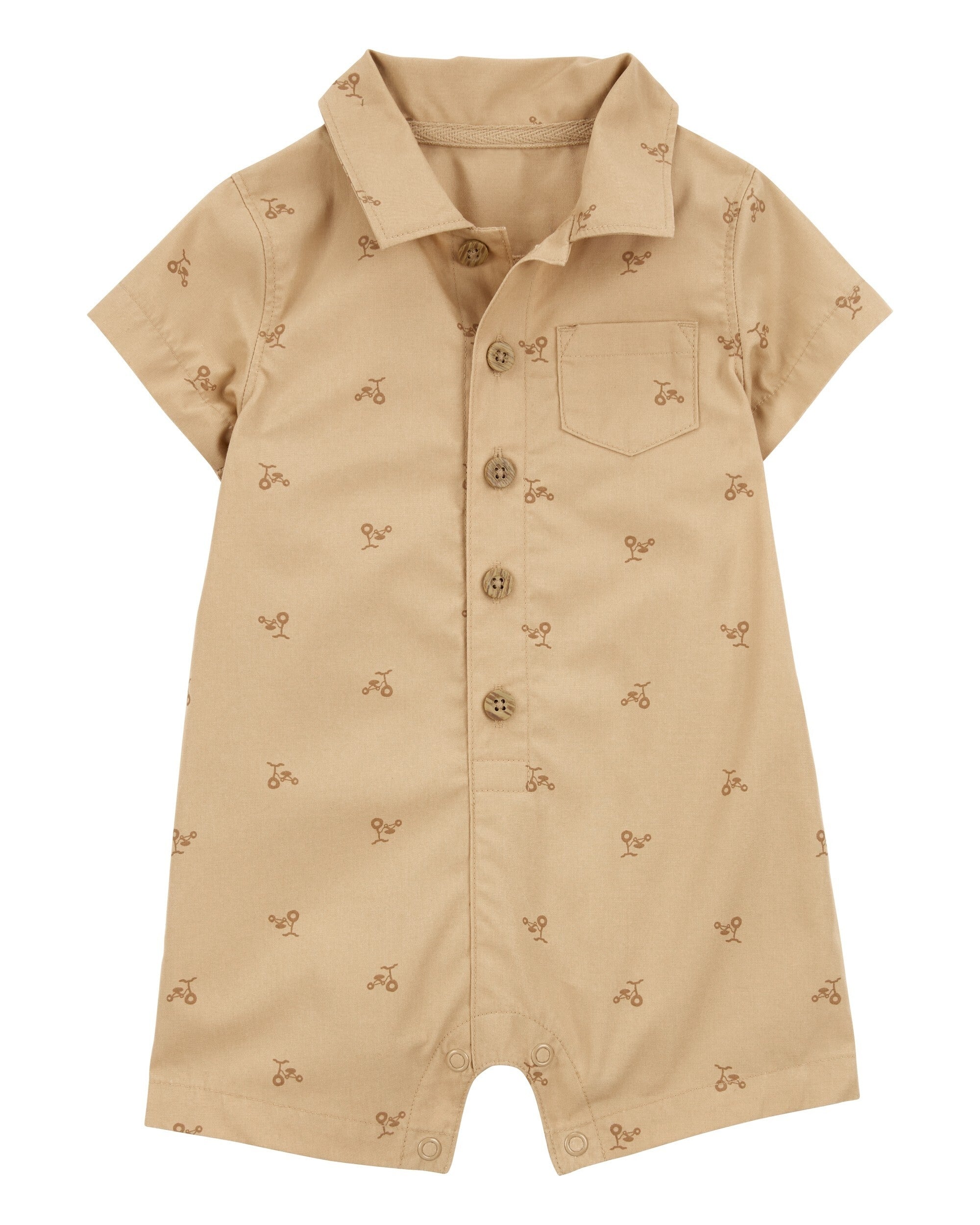 Romper con botones al frente