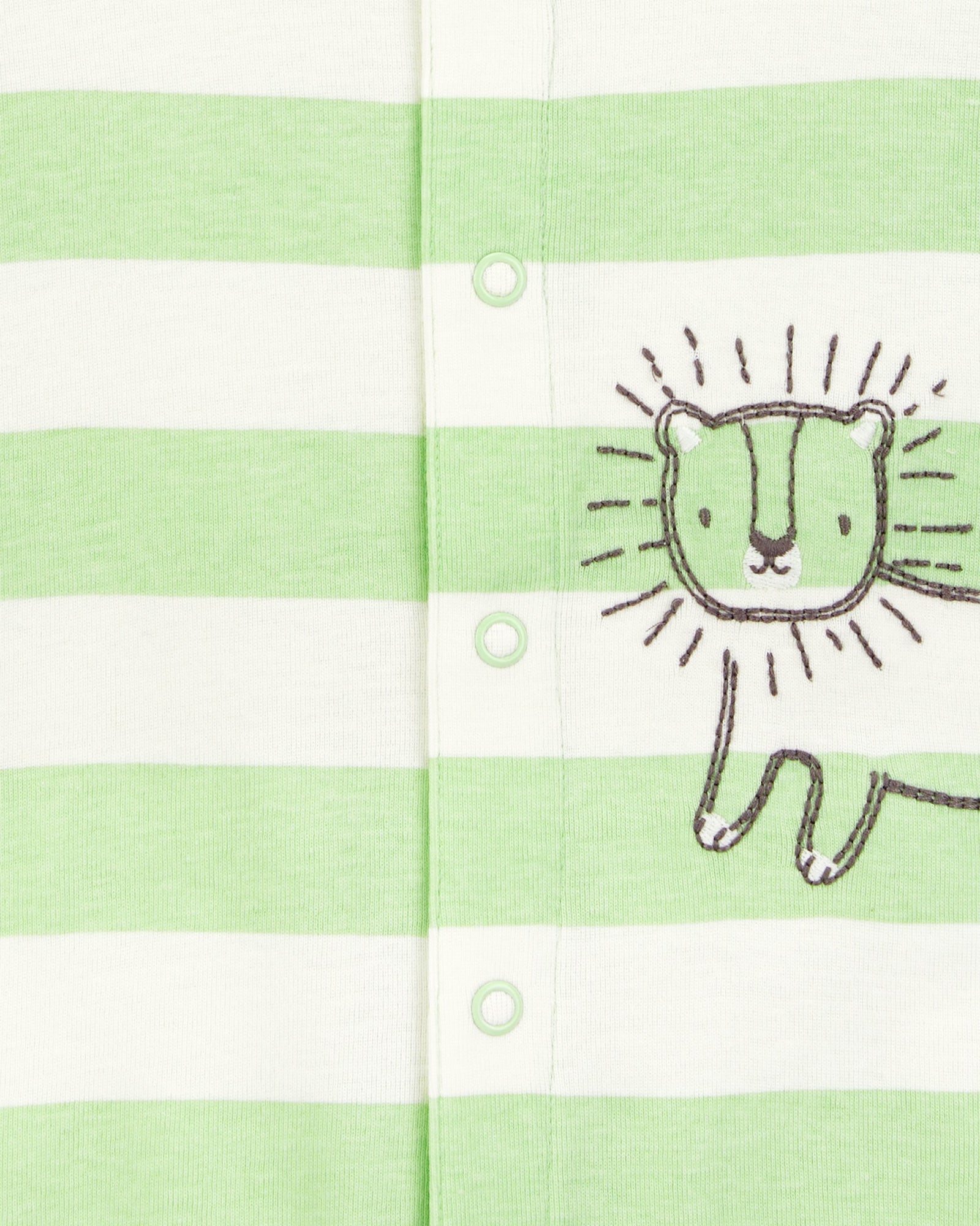 Romper Estampado Rayas León - Verde