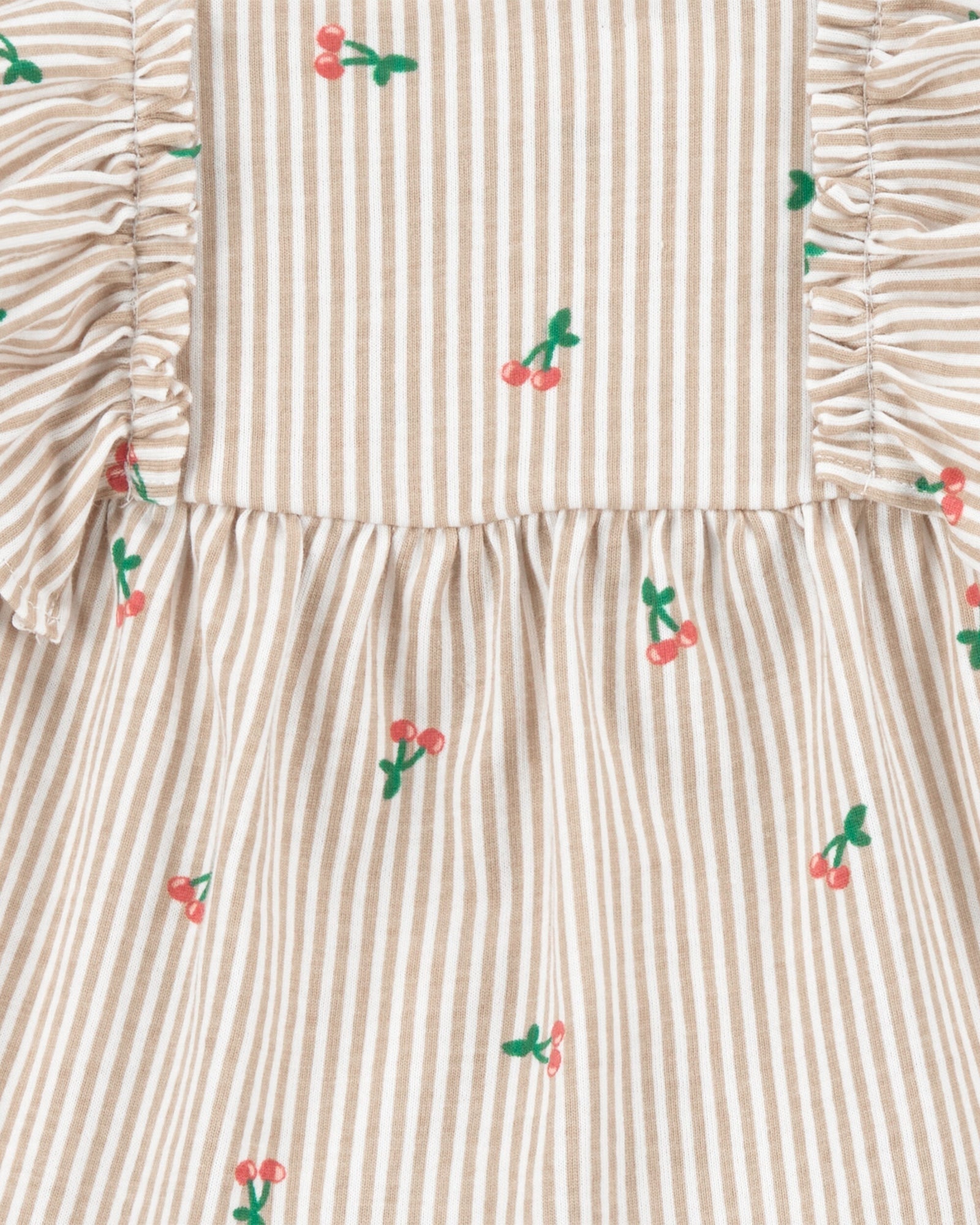 Conjunto de 3 piezas con shorts - Cerezas