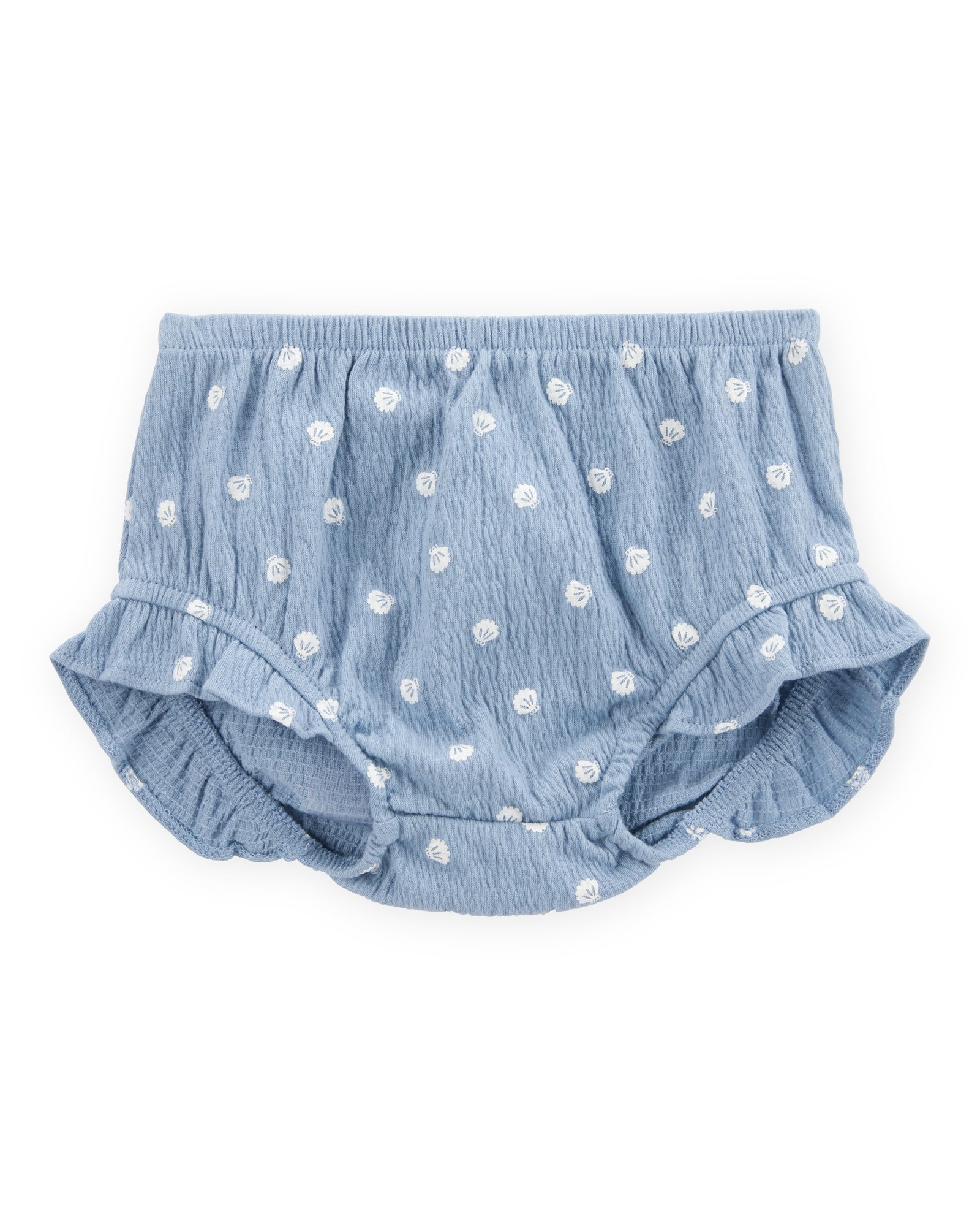 Conjunto de 3 piezas cubrepañal - Conchas de Mar