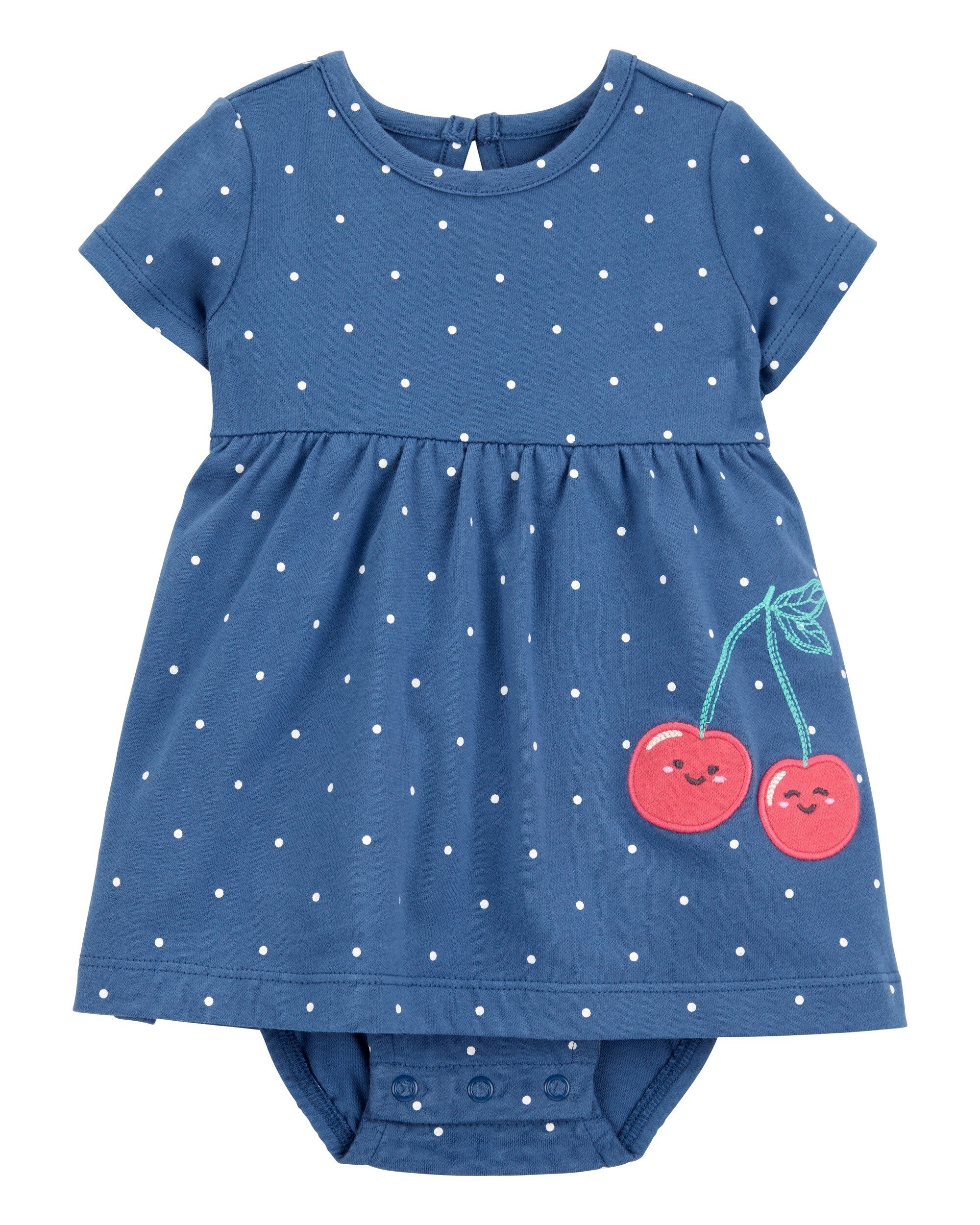 Vestido Pañalero - Cerezas