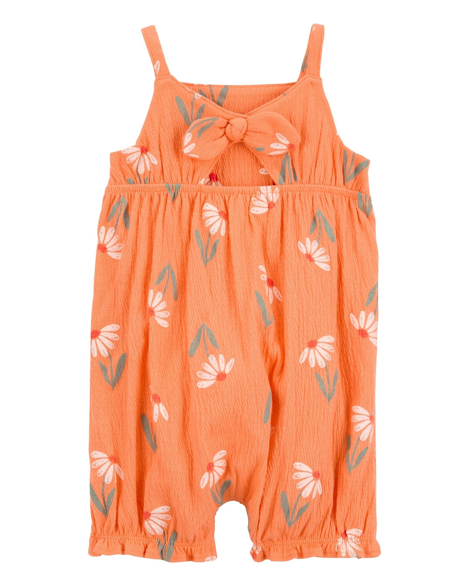 Romper Estampado Flores - Naranja