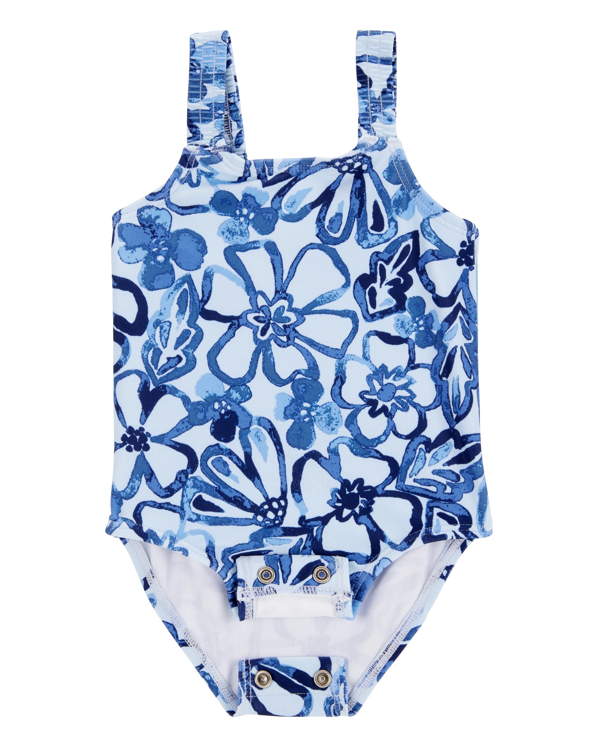 Traje De Baño De 1 Pieza - Estampado Floral