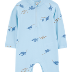 Traje De Baño De 1 Pieza - Tortuga - Verde