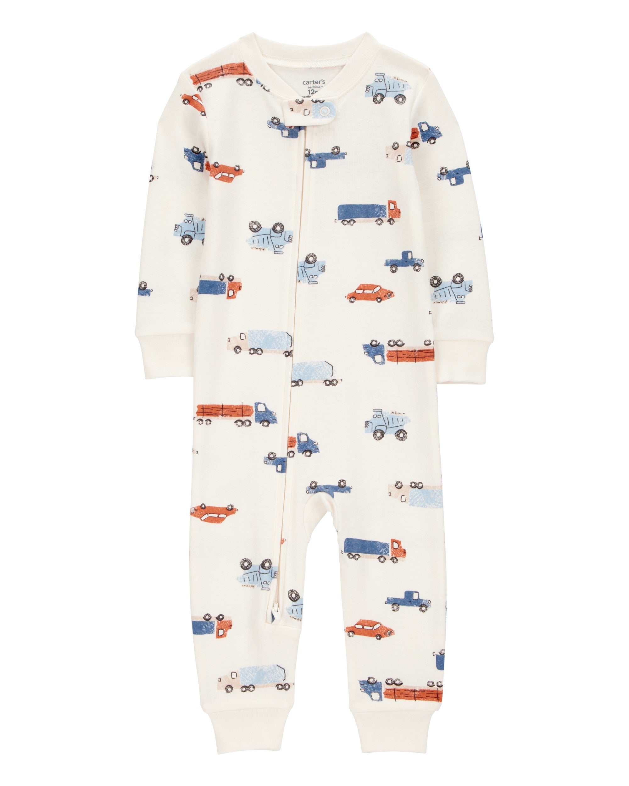 Pijama 100% Algodón De Ajuste Perfecto - Carros