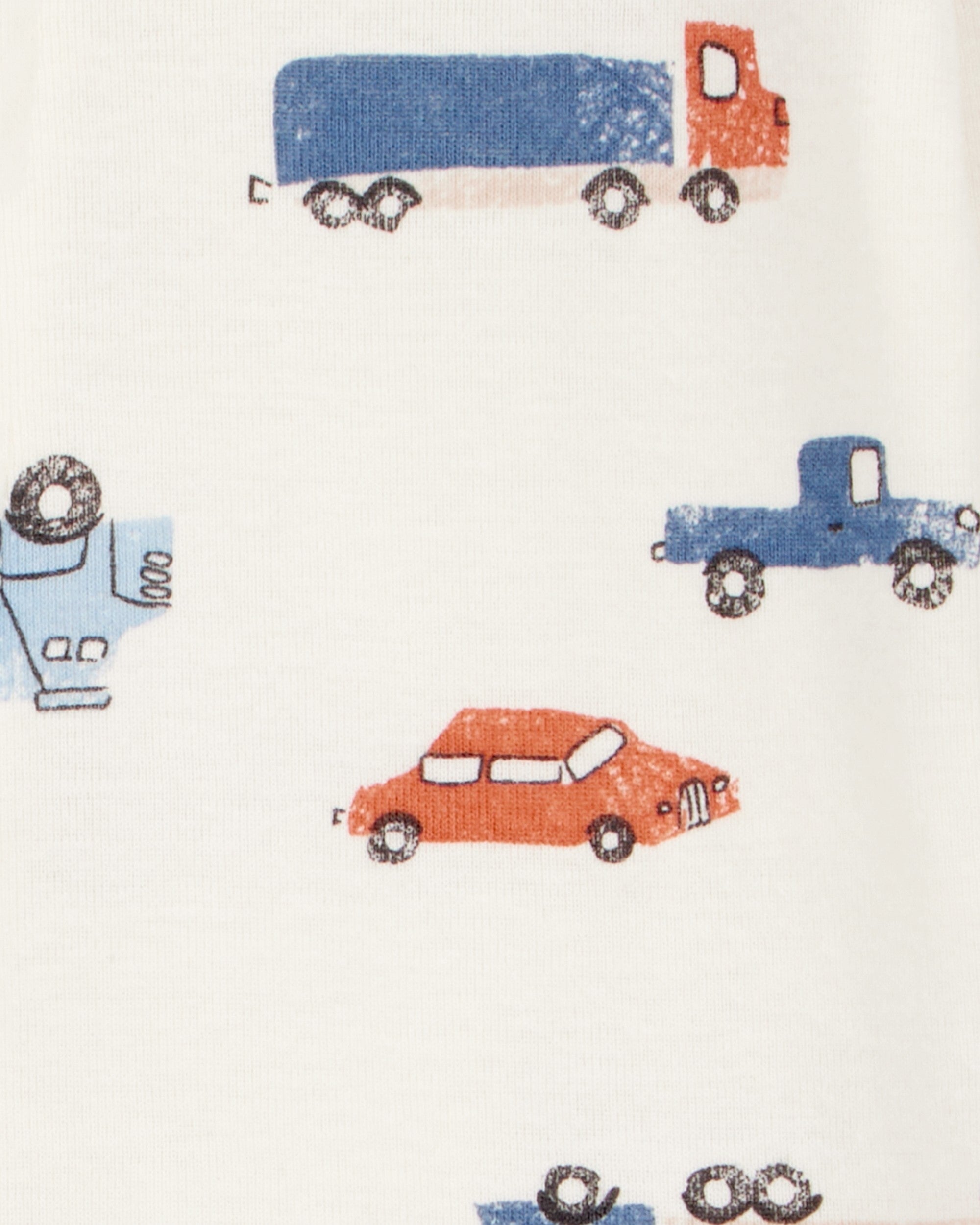Pijama 100% Algodón De Ajuste Perfecto - Carros
