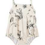 Traje De Baño De 1 Pieza - Estampado Playero