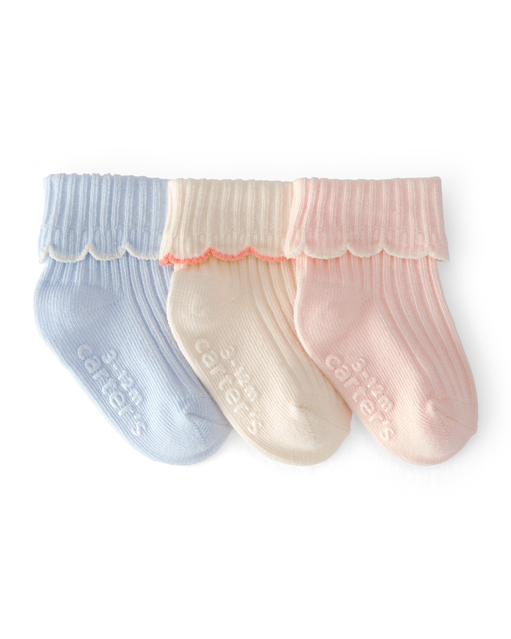Paquete De 3 Pares De Calcetines Tobilleros - Multi