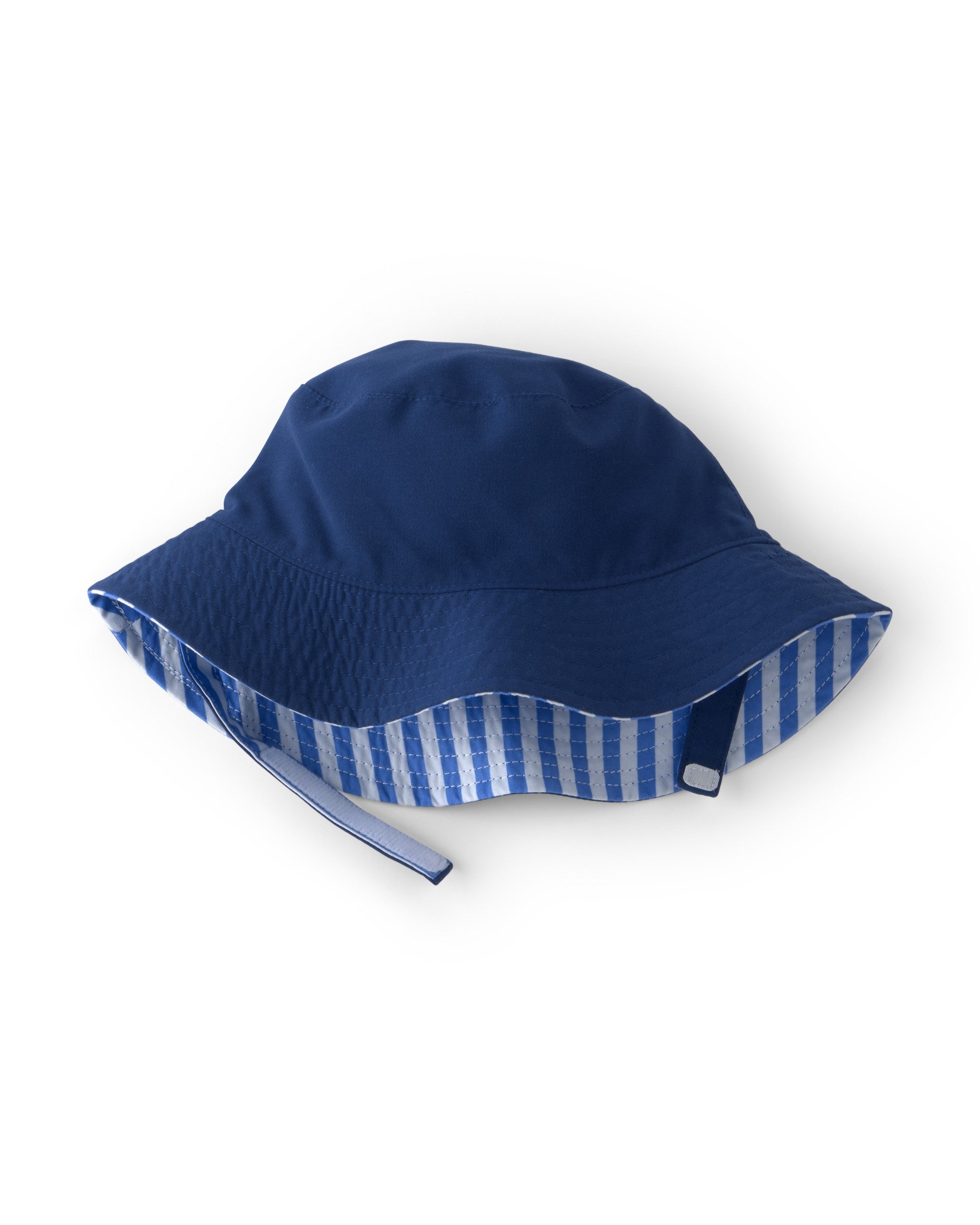 Gorro Para Nadar Reversible - Rayas - Azul