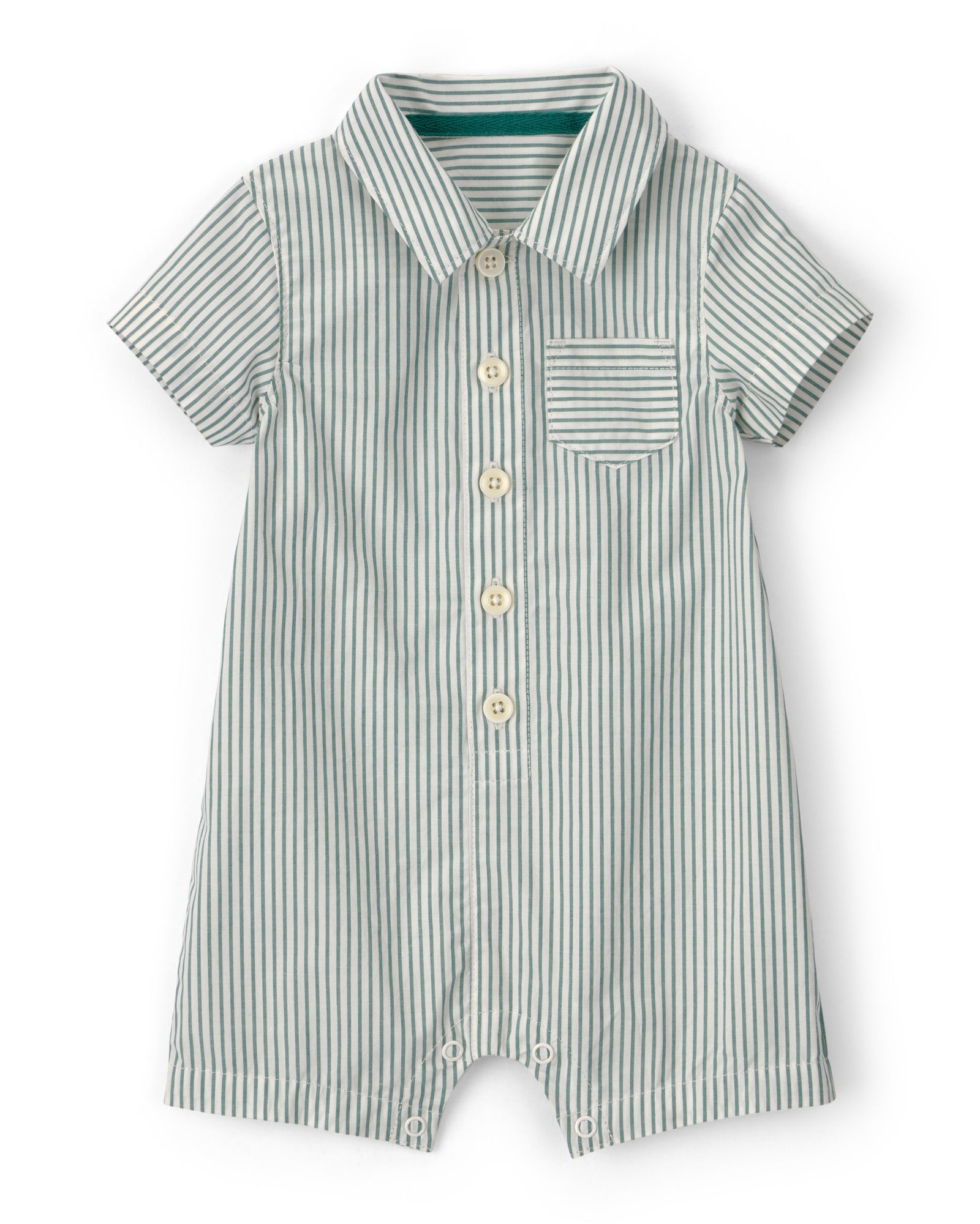 Romper Rayas Verde/Blanco