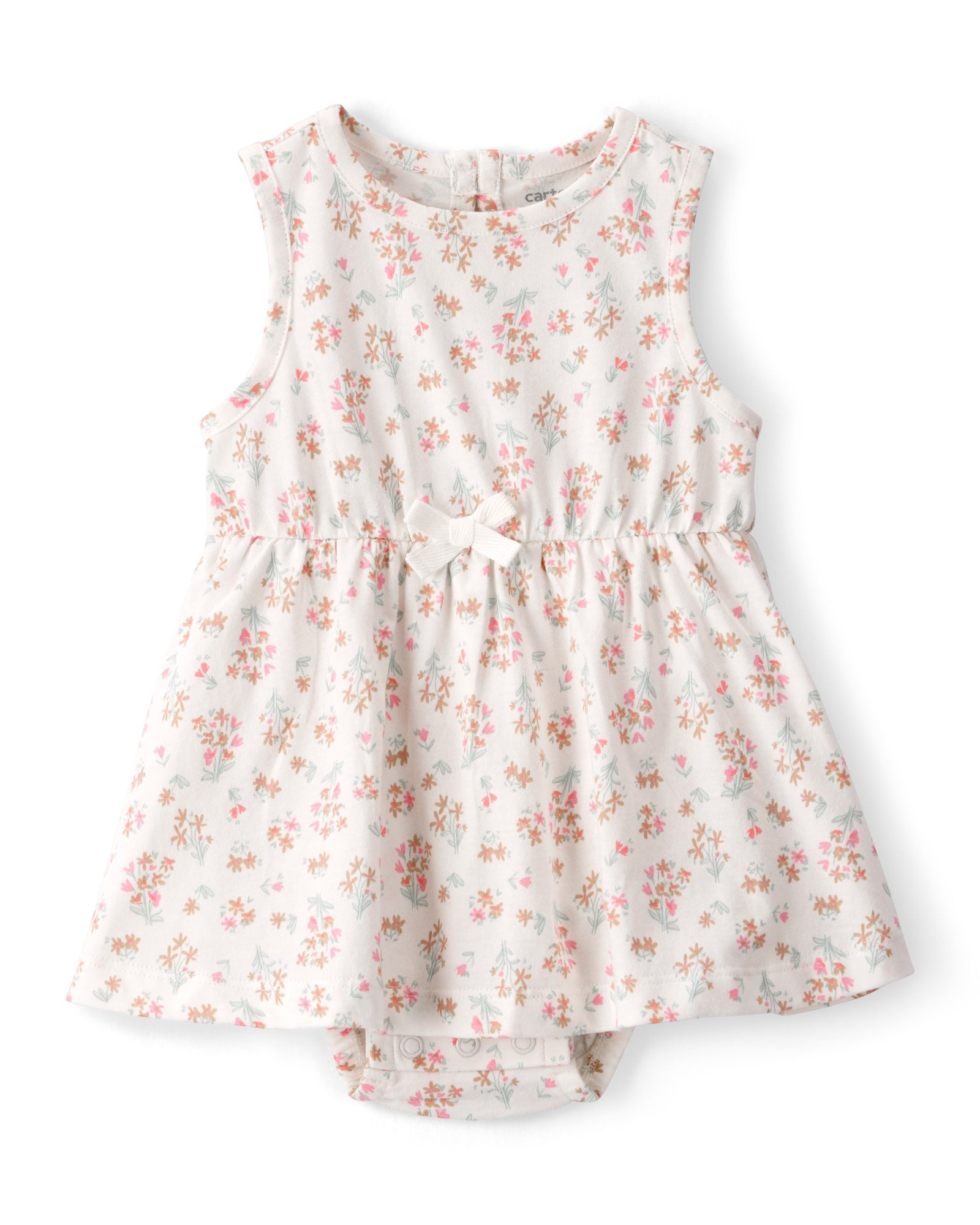 Vestido Pañalero - Flores