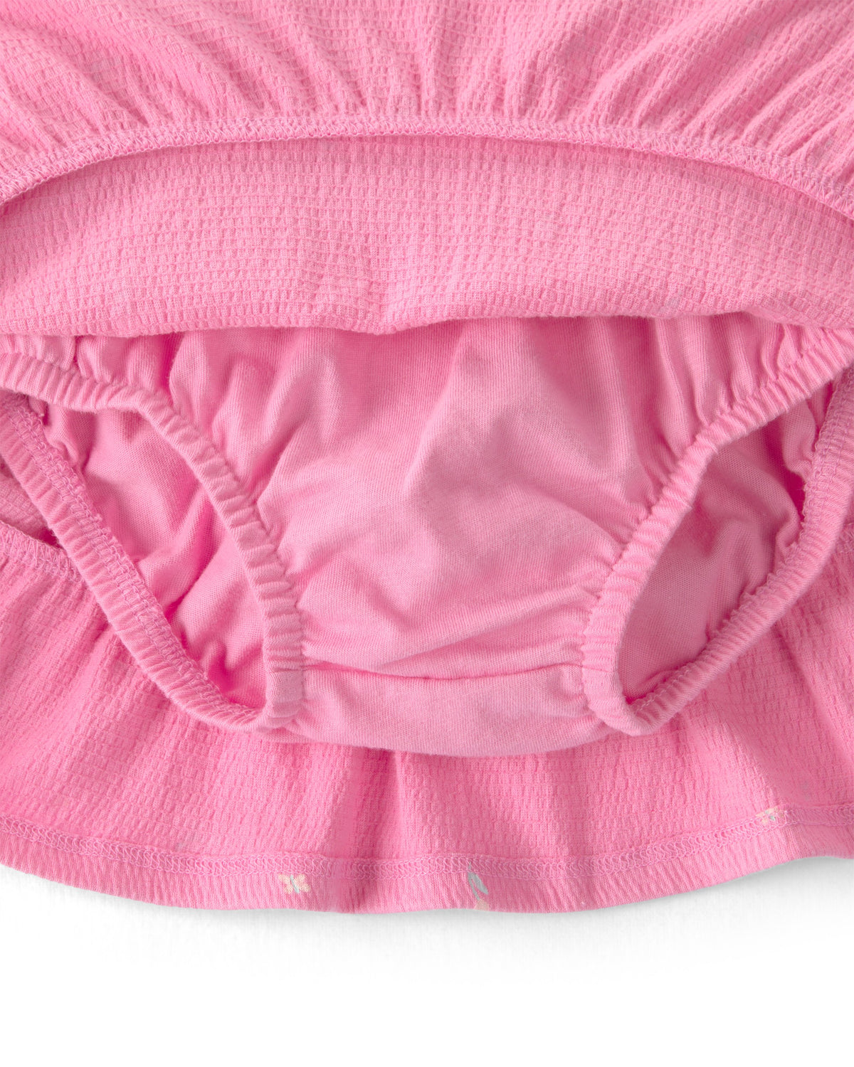 Conjunto De 2 Piezas De Playera Y Falda Floral Rosa - Multi