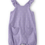 Romper Sin Mangas Con Lunares - Morado