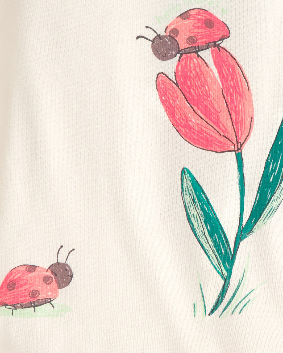 Pijama De Algodón 4 Piezas Con Flores - Multi