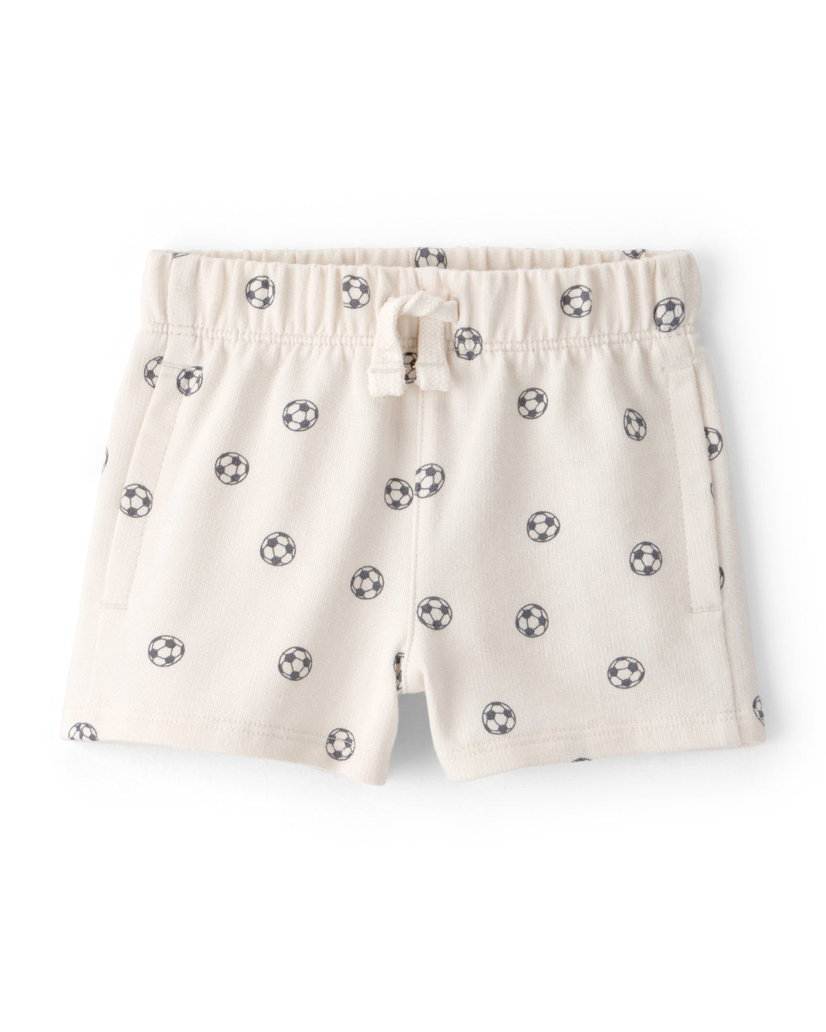 Short De Felpa Francesa De Fútbol - Blanco