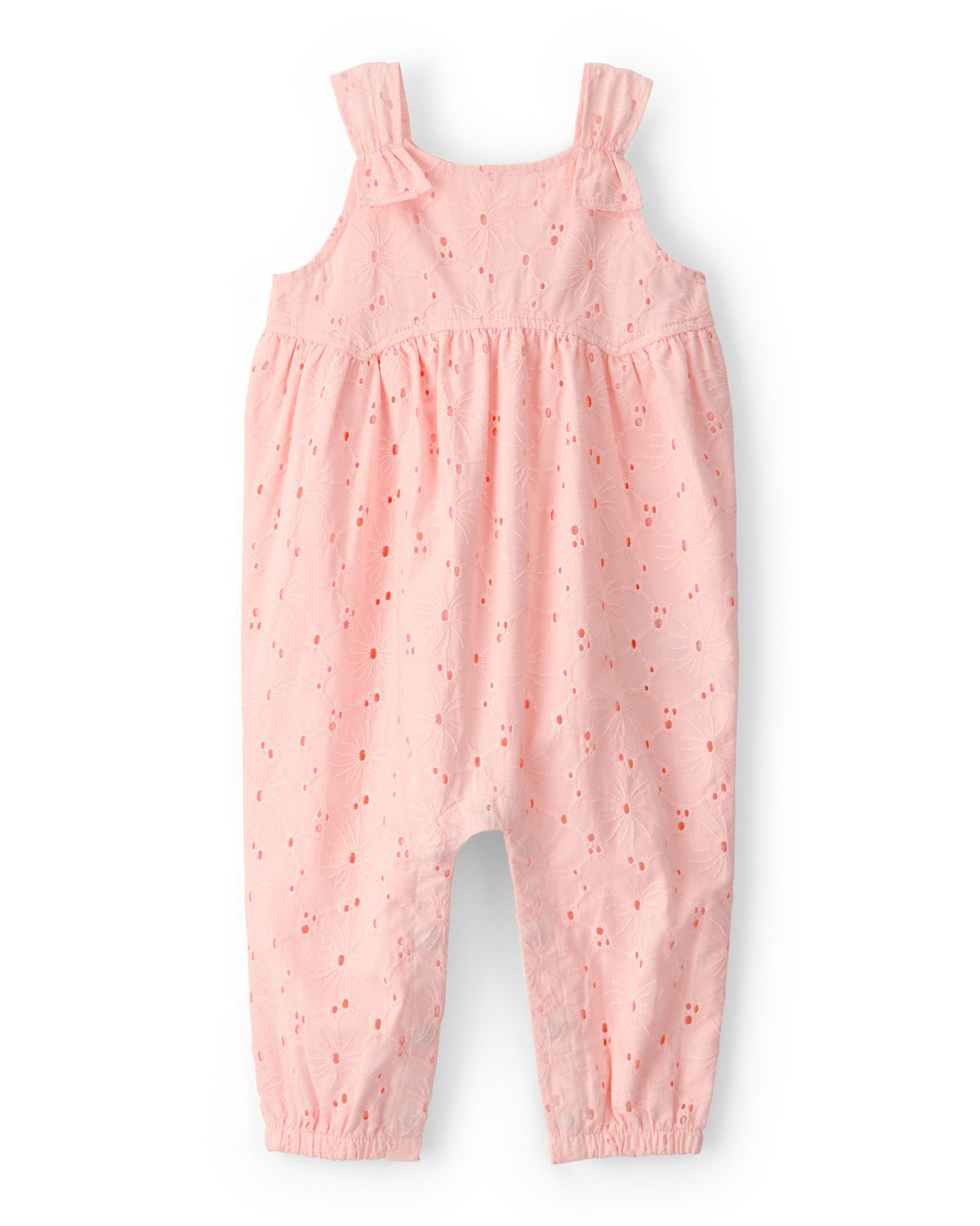 Jumpsuit Sin Mangas Con Ojales - Rosa