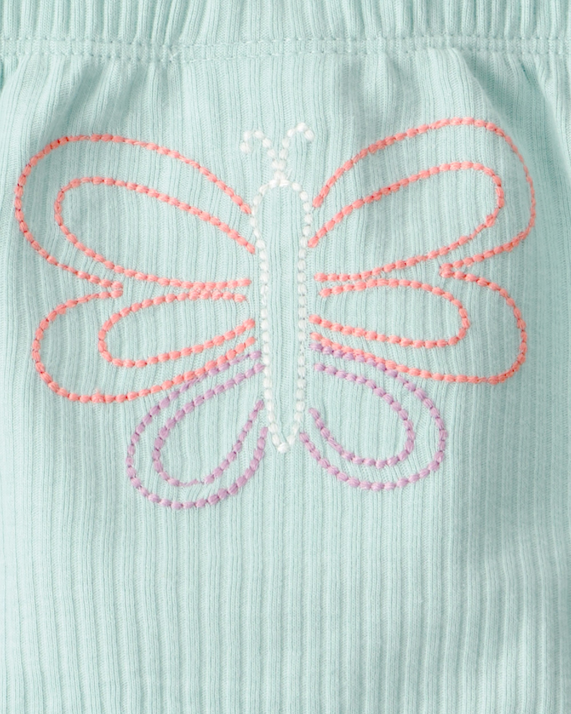 Conjunto de 3 piezas - pequeños personajes - mariposa - azul