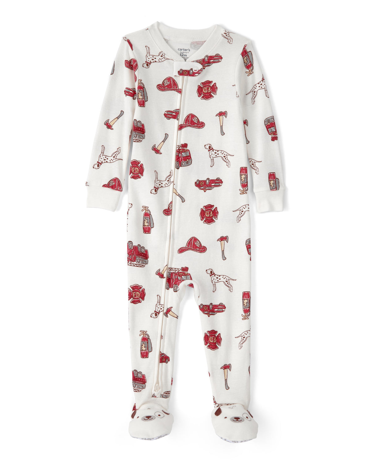 Pijama De Algodón ceñido Con Camión De Bomberos - Multi