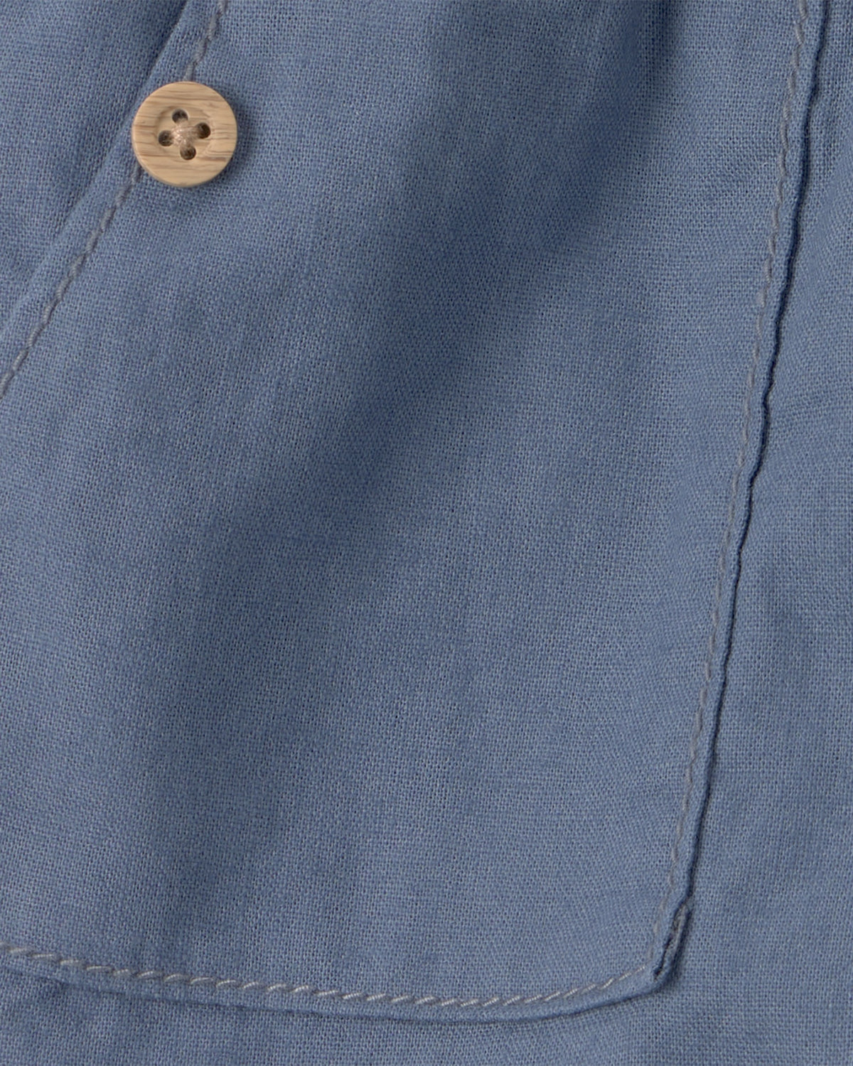 Conjunto De 2 Piezas De Camisa A Cuadros Y Pantalón - Azul