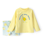 Traje De Baño De 2 Piezas Con Playera Para Nadar De  Limones - Multi