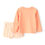 Traje De Baño De 2 Piezas Con Playera Para Nadar - Multi