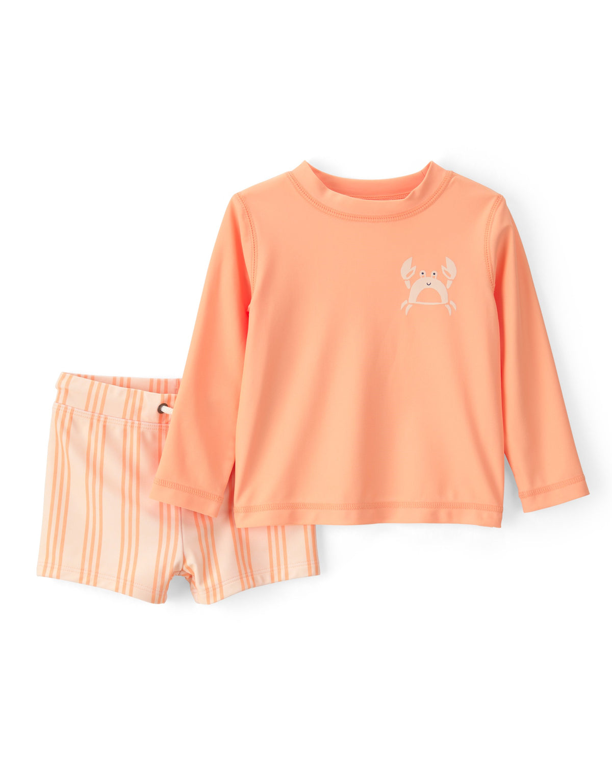 Traje De Baño De 2 Piezas Con Playera Para Nadar - Multi