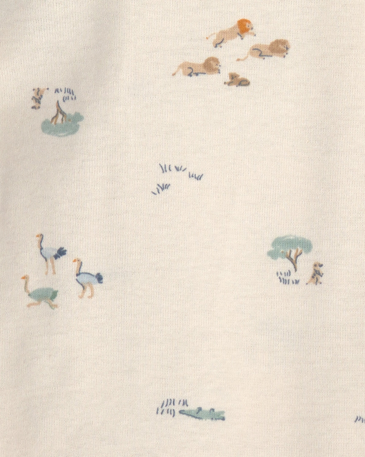 Paquete de 4 Pañaleros de Manga Larga de Leones - Azul