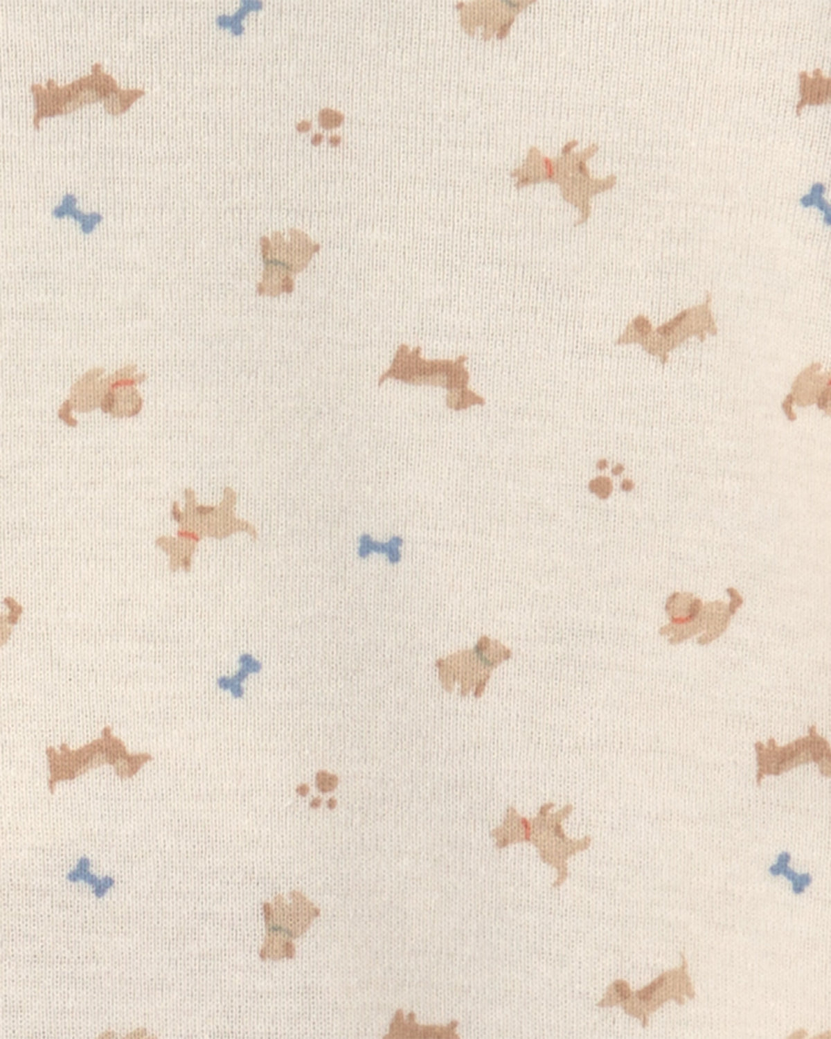 Paquete de 4 Pañaleros de Manga Larga de Perritos - Café