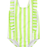 Traje De Baño De 1 Pieza - Rayas Verde