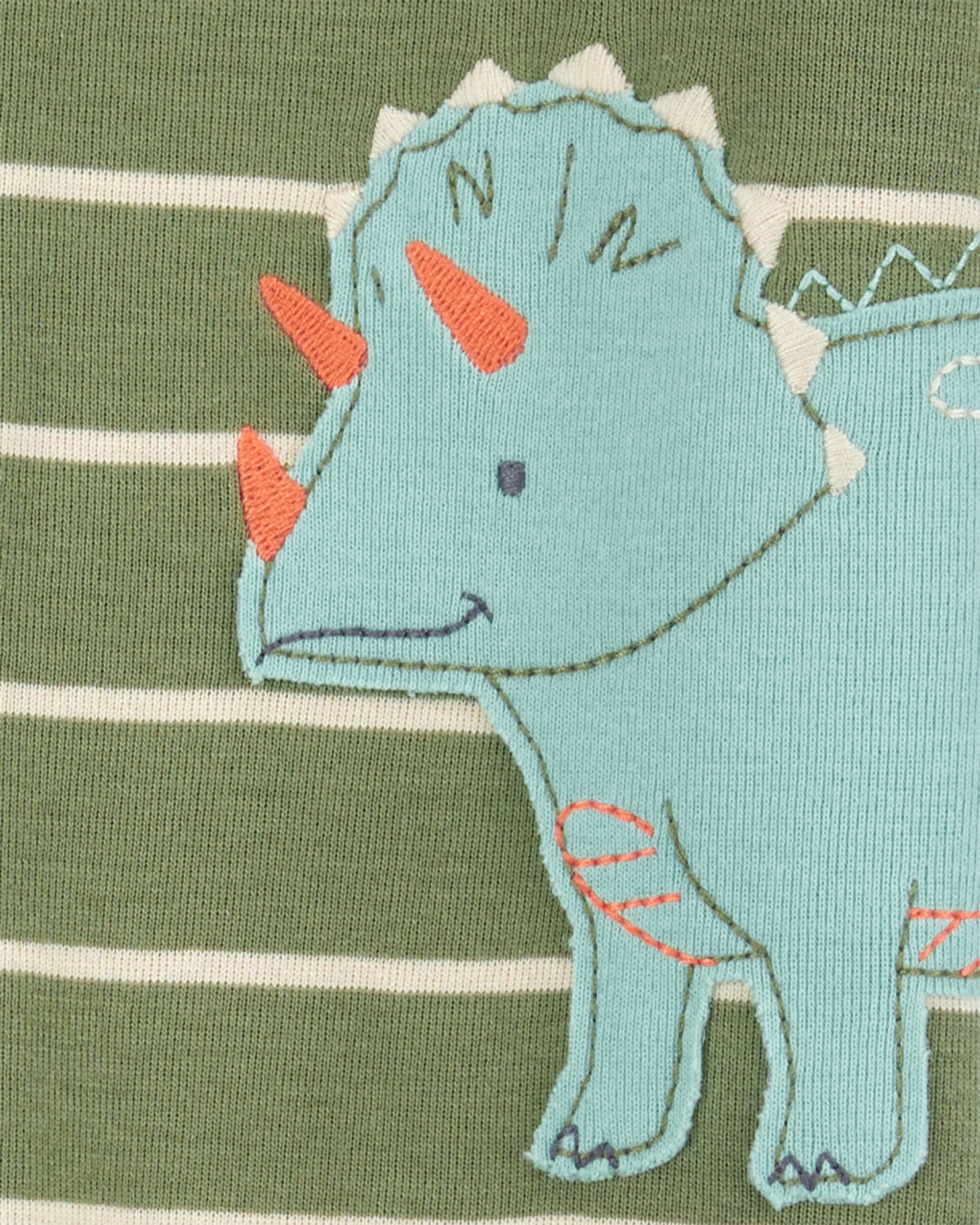 Pijama de Algodón De Ajuste Perfecto - Dinosaurio - Verde